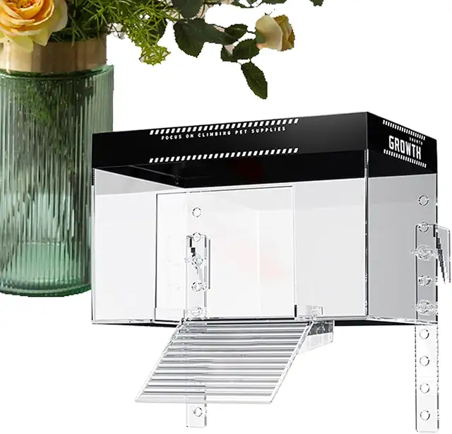 Terrario per Tartarughe da Terra Rialzato con Coperchio - Recinto Rettili