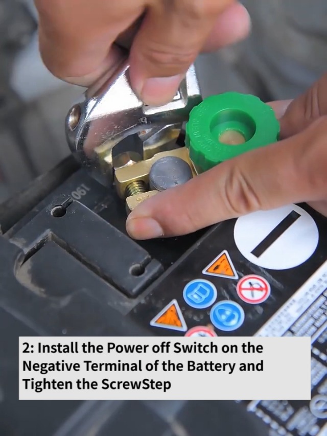 Top Post Battery Disconnect Switch for 6V 12V 24V Car