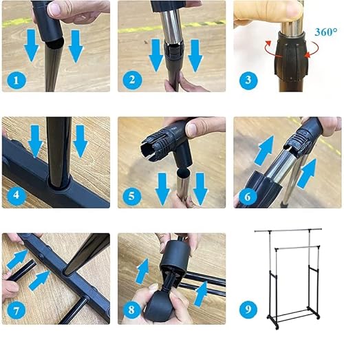 VIRSUS Appendiabiti Estensibile da Terra 7531