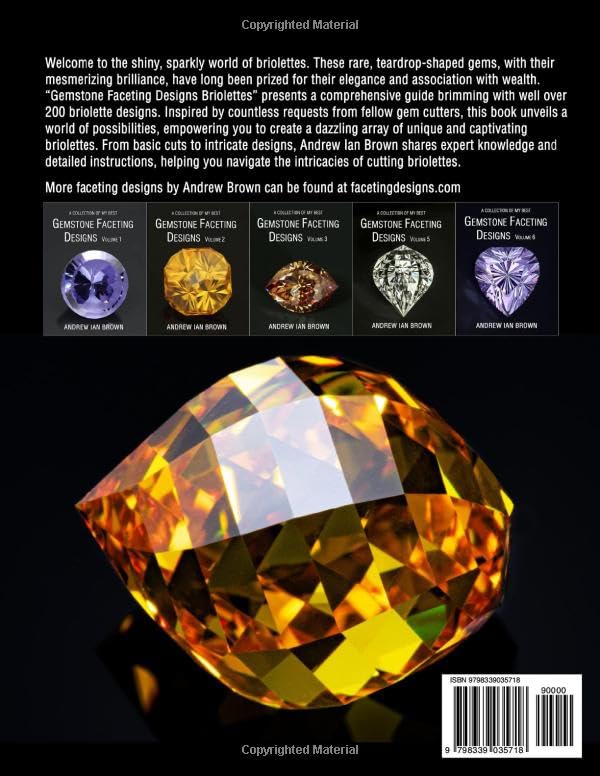 Gemstone Faceting Designs Briolettes (A collection of my best Gemstone Faceting Designs) - Image 2