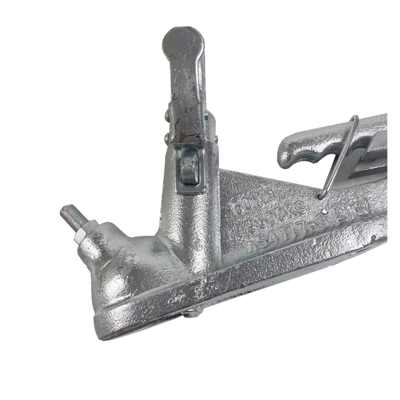Zaczep przyczepy, 3500 kg 50mm Przyczepa łącznik elektryczny sprzęgło do odlewania Hitch W/N Części hamulcowe Akcesoria(With brake level)
