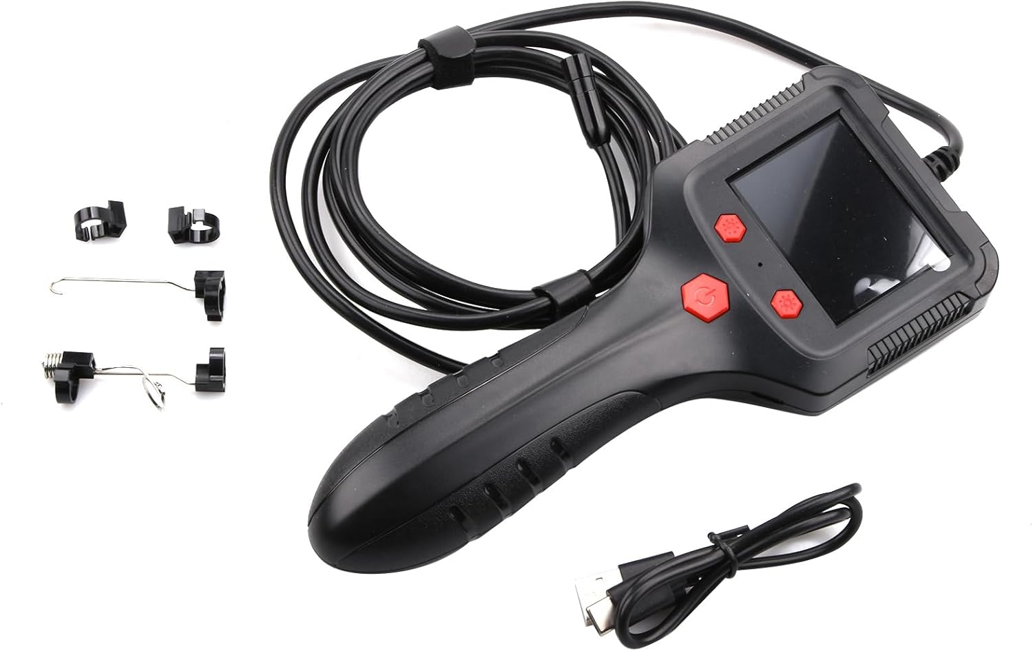 Handheld Industrial Endoscope, 1080P HD LED with Ligh and 6.6ft Cable Accssory, IP67 Waterproof for Men B