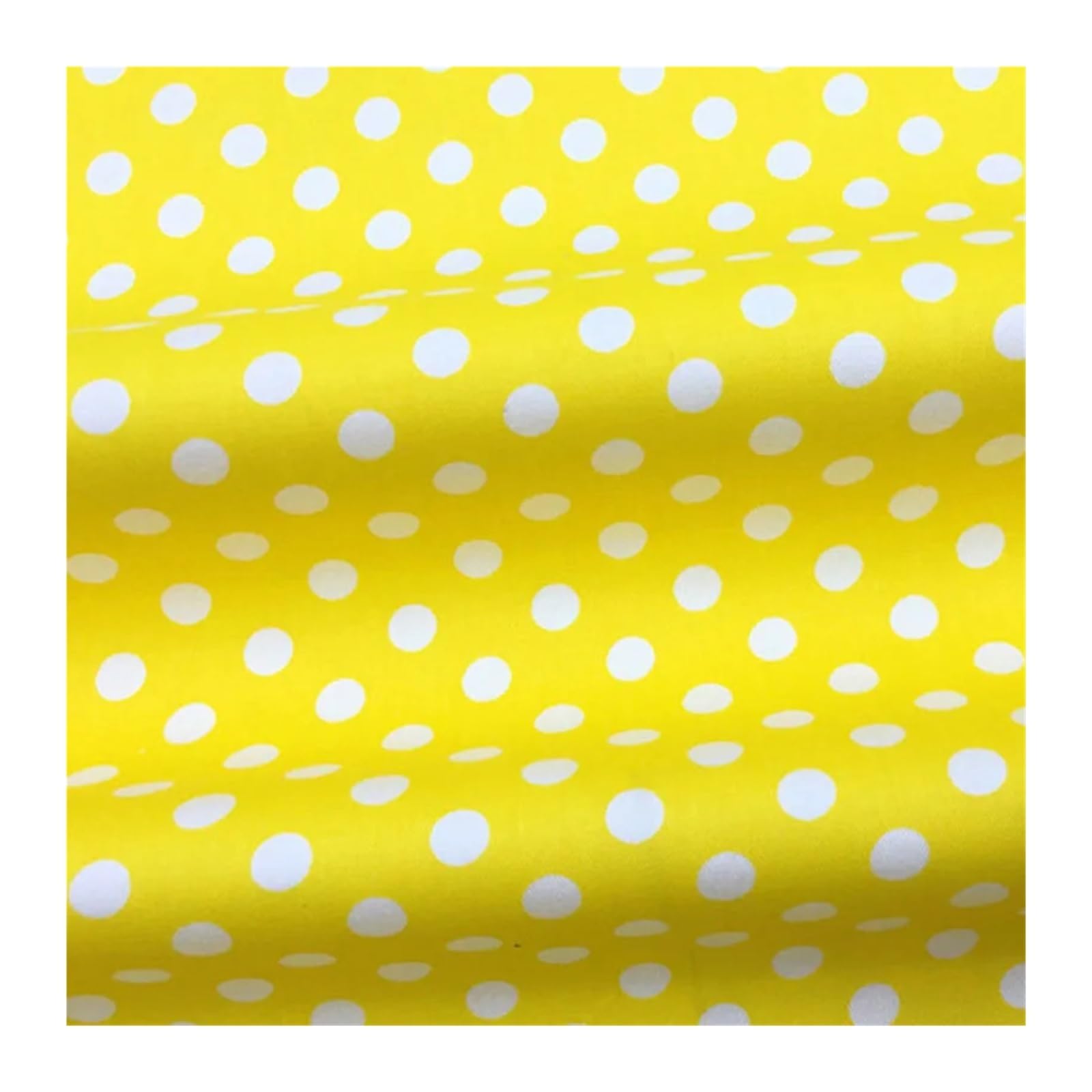 HKSDKABOP Cotton Polka Dot Fabric Dress Home Decor Multicolor 50cm(Color 9)