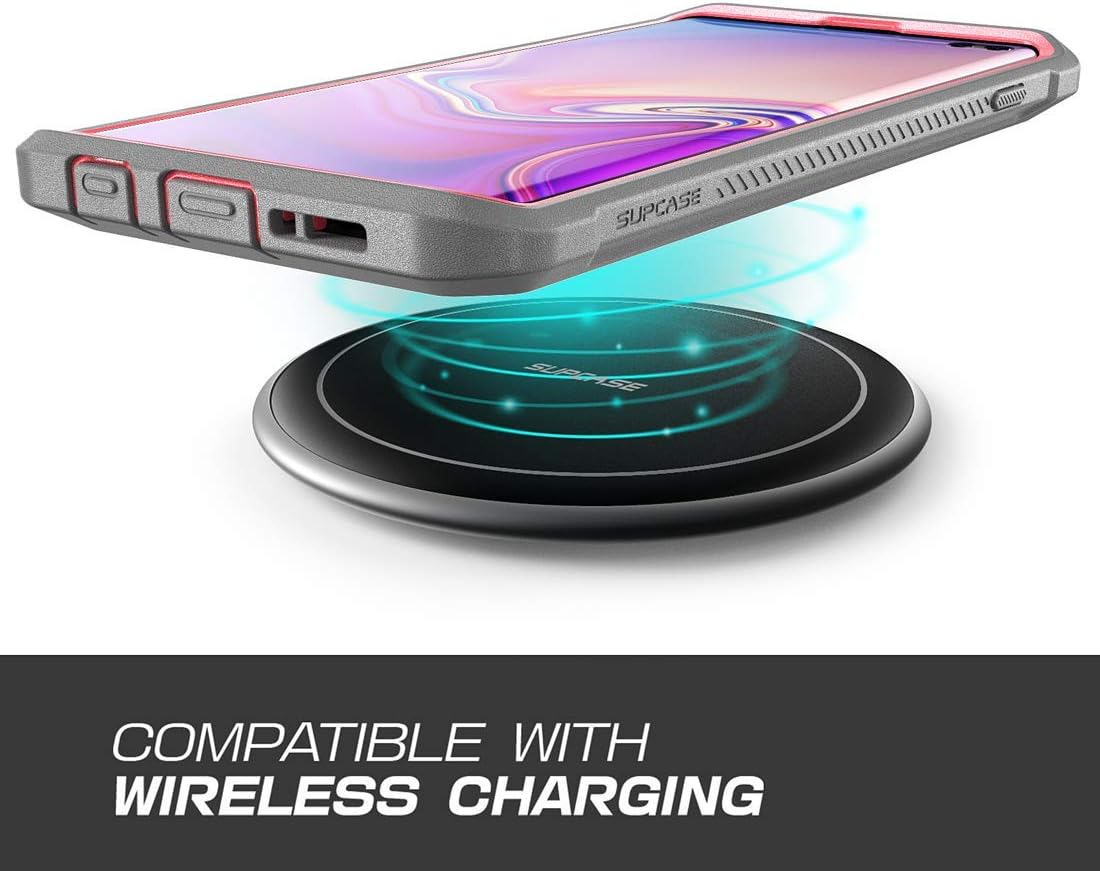 SUPCASE Unicorn Beetle Pro Series Designed for Samsung Galaxy S10 Case (2019 Release) Full-Body Dual Layer Rugged with Holster & Kickstand Without Built-in Screen Protector (Pink)