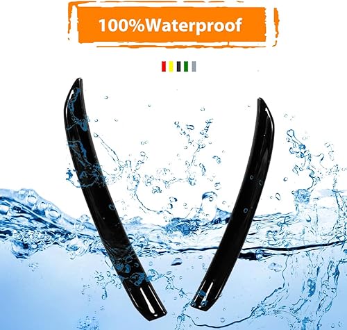 Miniatura 9 de Adiil Aletas de borde de extensión de alerón de alerón de estilo de fibra de carbono compatibles con Mini Cooper F55 F56 SJCW 2014 y más