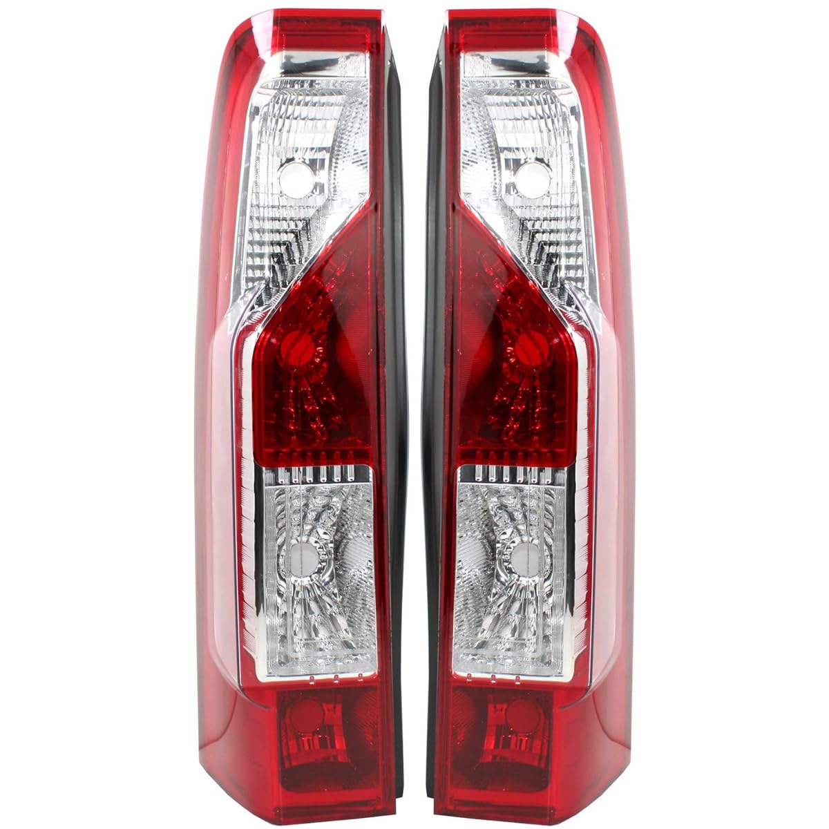 2x Feux Arrière Droit Gauche Compatible avec Renault Master 3 2010-2024 Opel Movano 2010-2021 Nissan Interstar NV400 2010-2024 Vauxhall Movano 2010-2021 E-Marque 265550023R 265500023R