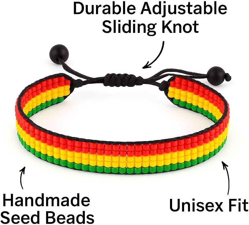 Bolivia Flag Bracelet, Adjustable, Boho Style Rope Bracelet for Women, Men, Thread String - Image 2