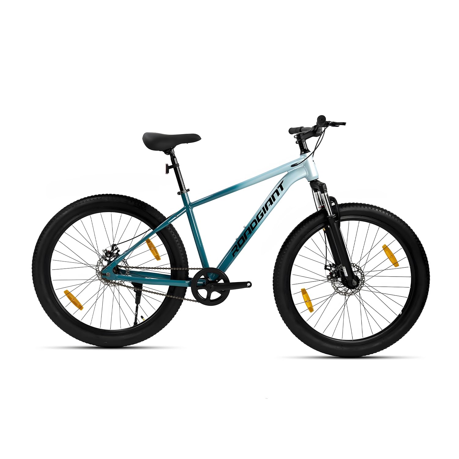 ROADGIANT CONVICT27.5T | MTB | Aluminum Alloy Frame | Dual Disc Brakes | Single Speed | Front Suspension | Unisex |for All-Terrain Riding (Teal Blue)-image-39
