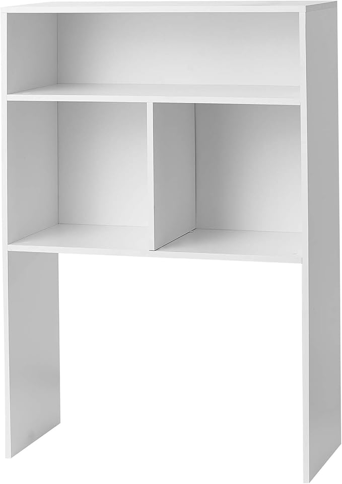 Yak About It® Extra Depth Cube Dorm Desk Bookshelf White