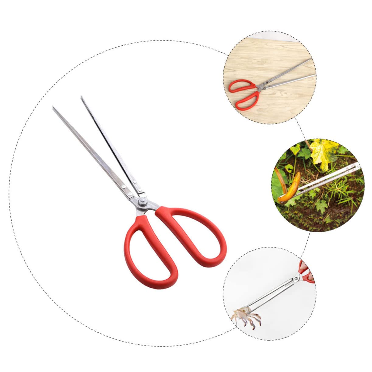 NAMOARLY 2 Pcs Clamp Lobster Clamp Slide Trash Picking Plier Fish Gripper Fishing Pliers Seafood Pliers Made of Premium Stainless-steel