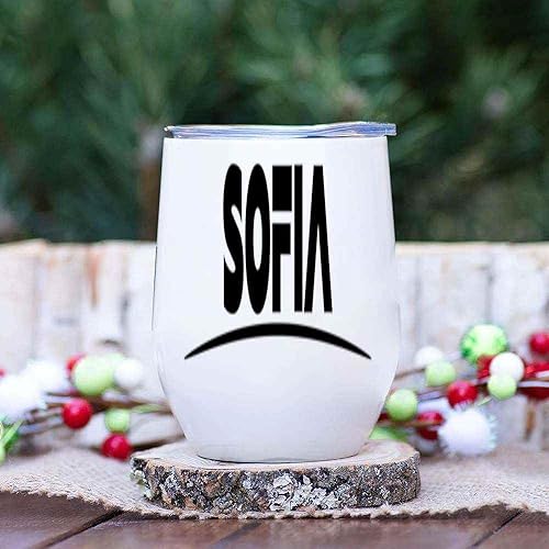 Miniatura 3 de Humorous Gift Humorous Design Gift Plates for Girls, for Springtime Present - You Pick Funny Lime Umbrella on 12 Oz White Stainless Steel Wine