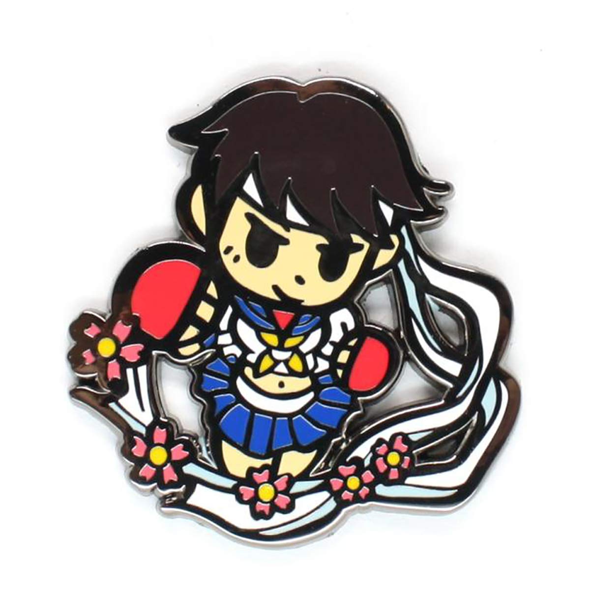 [Nixax x Pinupper] Street Fighter Sakura Enamel Pin