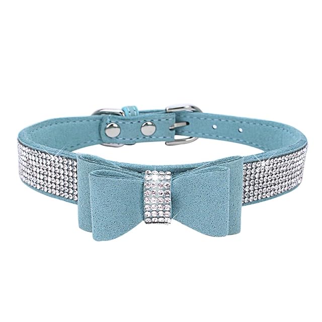 ETOPARS Collar de Perro de Diamantes de Imitación, Lindo Collar de Perro Deslumbrante