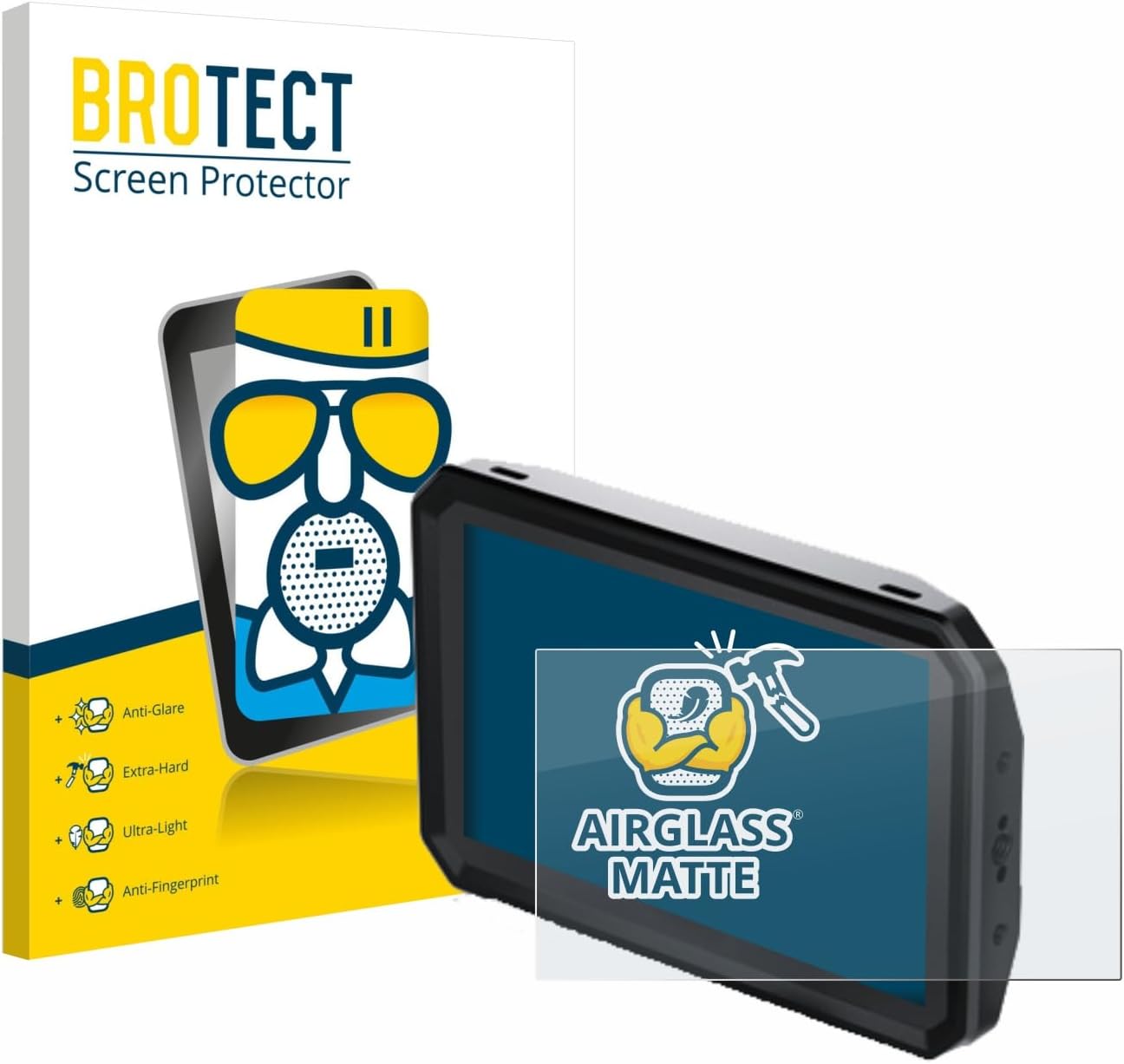 brotect Anti-Glare Glass Screen Protector Matte compatible with Blackmagic Design Pyxis Monitor 5" - Anti-Scratch 9H Protection Film