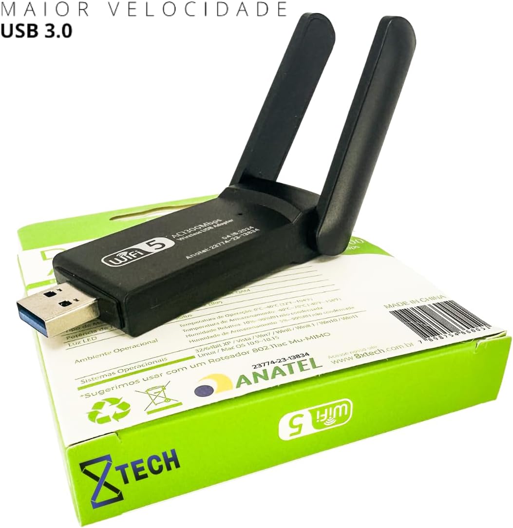 Adaptador Wireless Wifi USB 3.0 Dual Band: Testado 7 dias para gamers