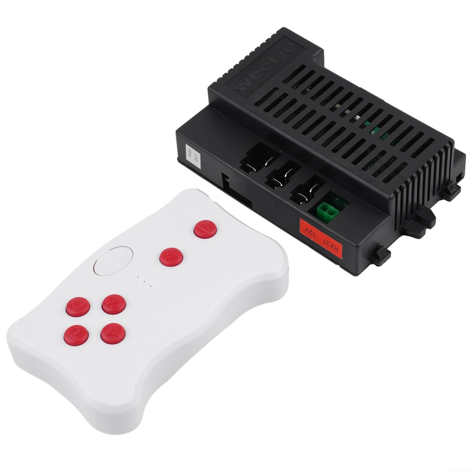 Weelye Système de contrôleur et récepteur de véhicule électrique pour enfants - Instructions de correspondance claires fournies (français non garanti) (RX37 B 12 V - Ensemble complet)