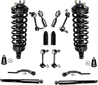 Vista 1125 de Detroit Axle - Kit de suspensión delantera de 10 piezas para Chevy Aveo Aveo5 Pontiac G3 Wave 2 Ready Struts Assembly 2 Enlaces de barra