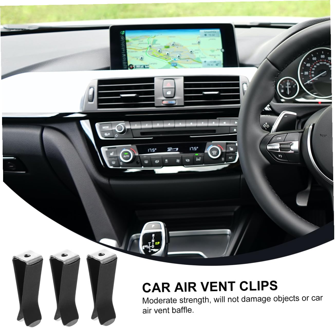 10 Sätze Luftauslassclip Öldiffusor Spender Soßenhalter Für Die Lüftungsöffnung Im Auto Automatisch Clip-autos Nachfüllung Wieder Auffüllbar Vakuum Ferromangan Black 30 Stück * 10