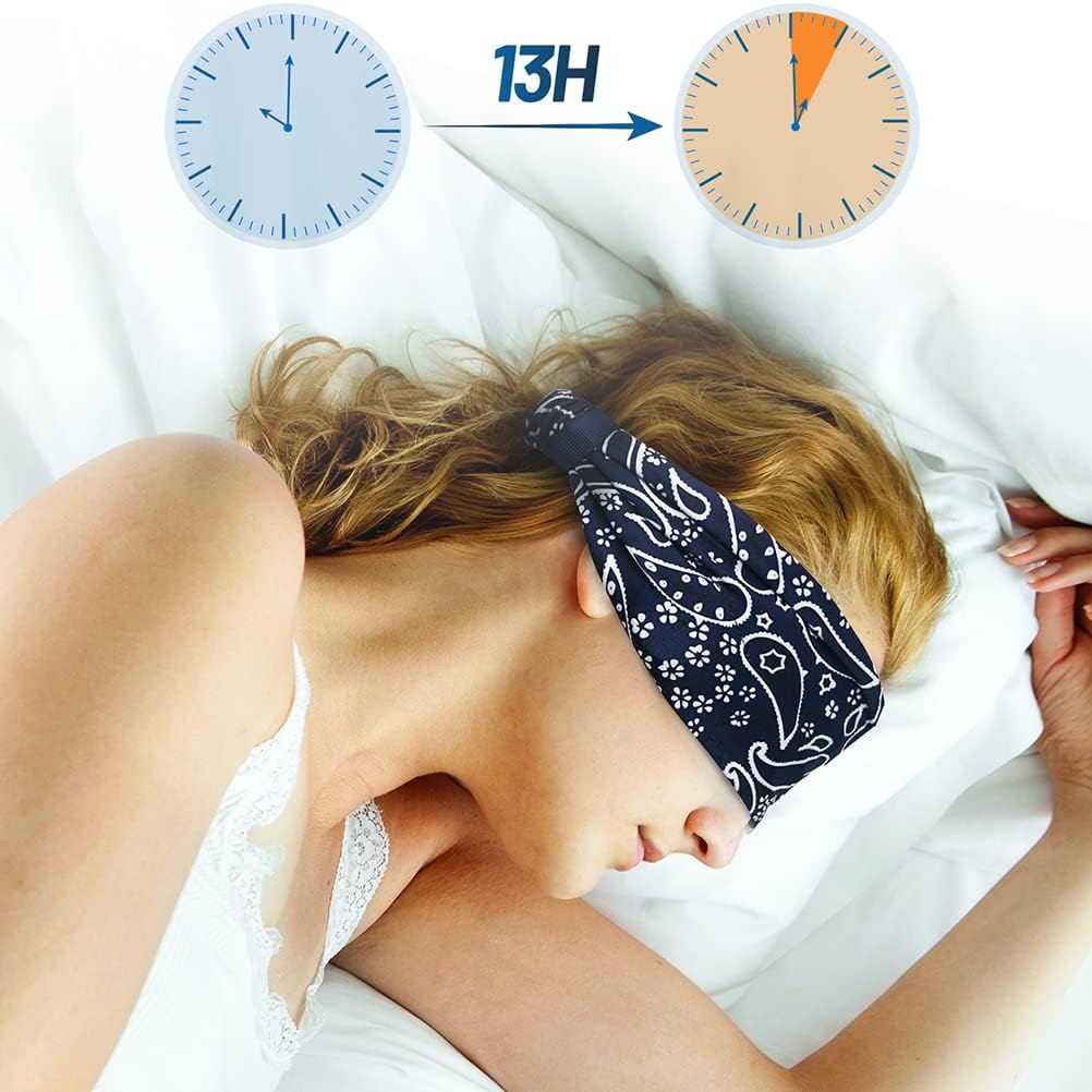 Fascia Bluetooth per Dormire, Cuffie Wireless Morbide Regolabili con Audio Stereo, Comode per Sonno Profondo, Leggere e Senza Cavi, Ideali per Viaggio e Relax