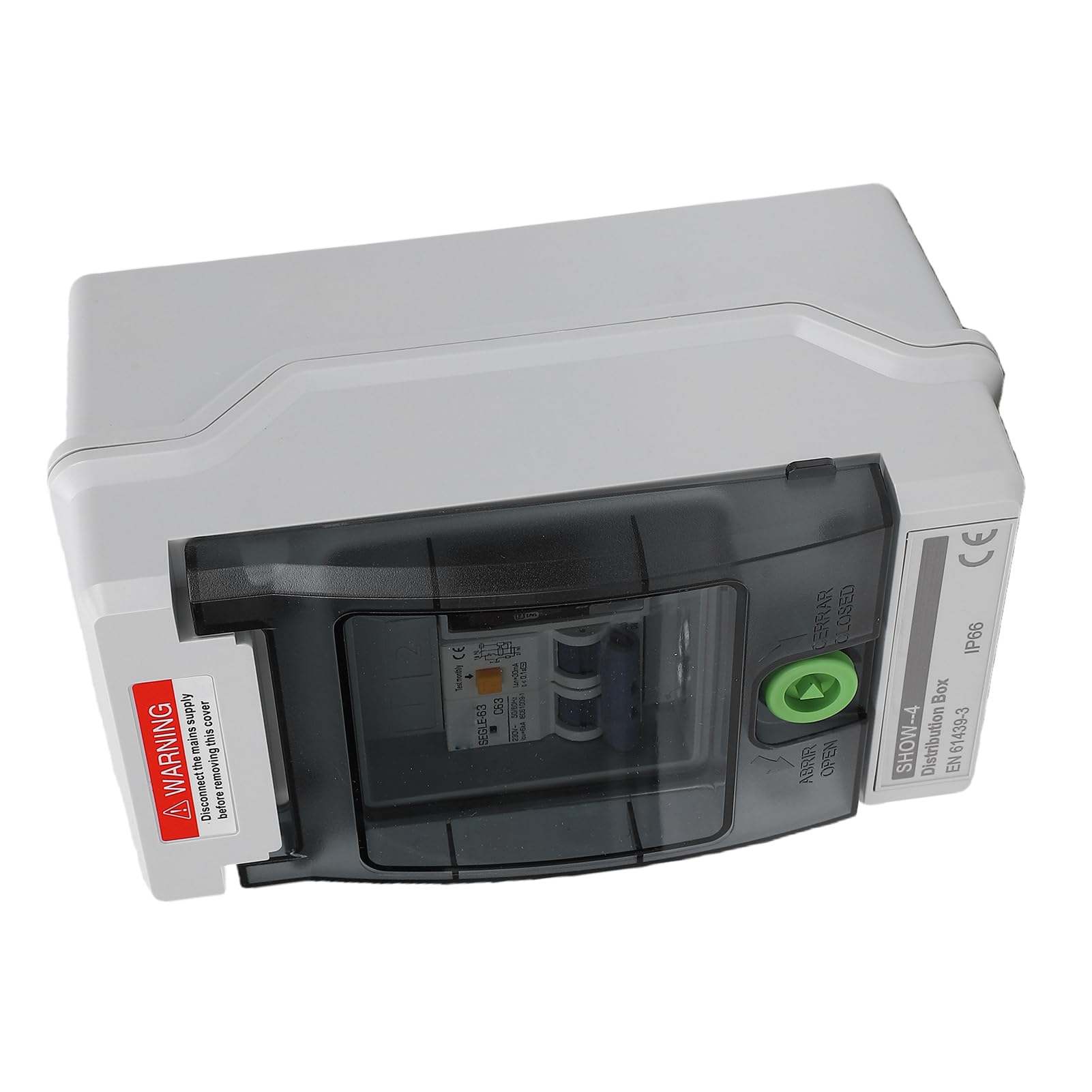 YDuupxe Interruptor de Circuito WiFi 63A Control por App IP65 Uso Exterior