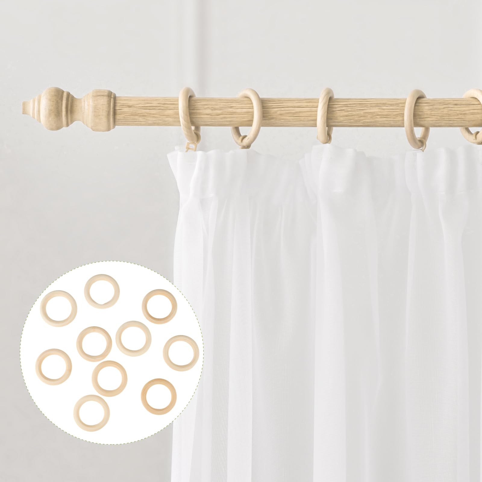 24 stuks houten ringen voor knutselen, natuurlijke houten ringen, macramé ringen voor DIY sieraden macramé armband hangers hangende decoratie ringen - 70mm 24 stuks houten ringen voor knutselen, natuurlijke houten ringen, macramé ringen voor DIY sieraden macramé armband hangers hangende decoratie ringen - 70mm