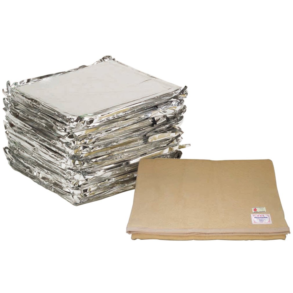 Amazon.co.jp: 三共毛織 真空パック難燃毛布 カネカロン 8つ折 MTHW