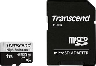 1TB 1TB microSD w/adapter, Micro SD, Memory Card, U3, V30, 4K UHD, Up to 100MB/s, For Camera and Drones - TS1TUSD350V