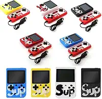 Mini Game Retro Clássico 400 Jogos Sortido Tela LCD Saída AV +1 Controle – jogue com 2 jogadores na tela grande para mais diversão Mini Video Game 8Bits