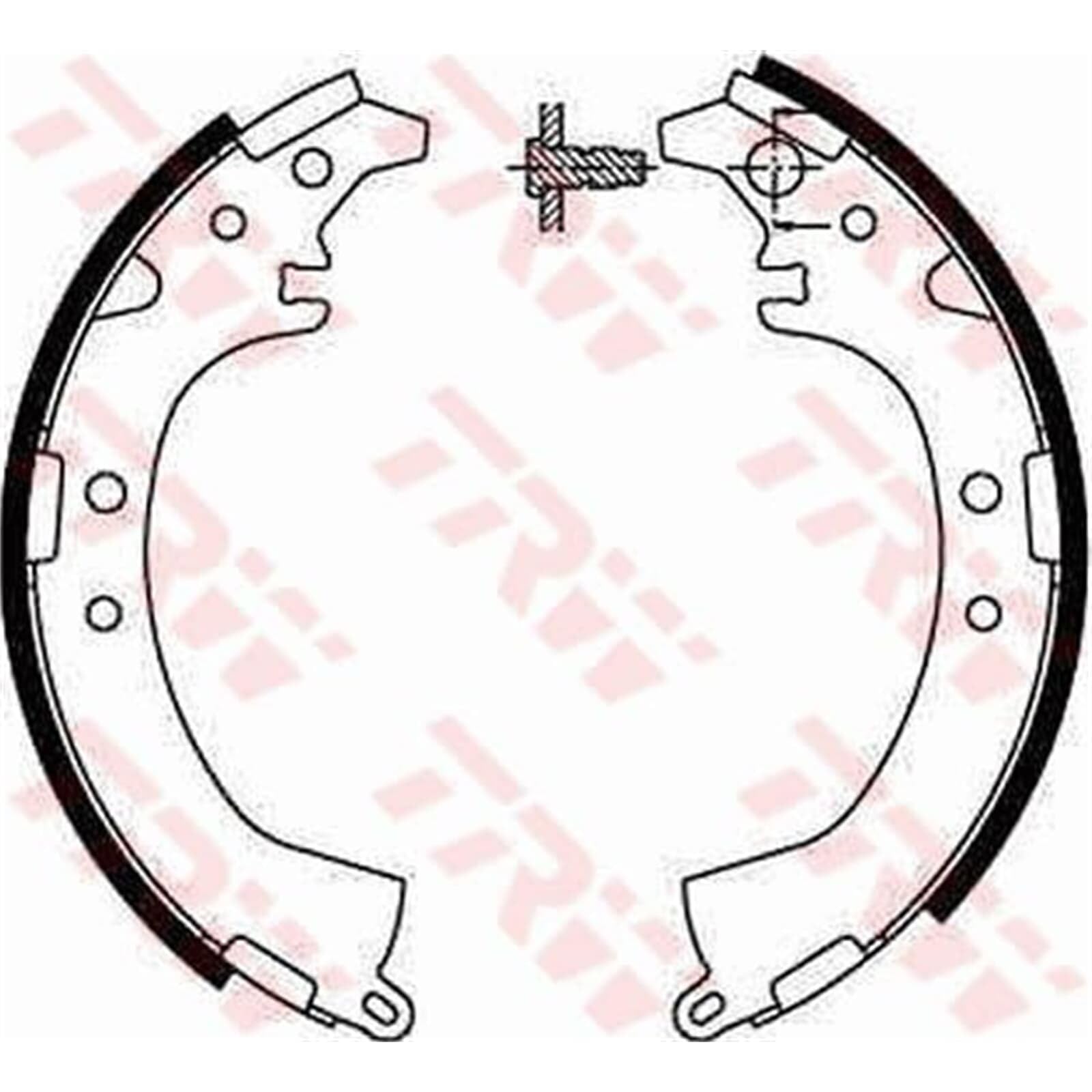 TRW Automotive AfterMarket GS8672 Brake Shoe - View #2