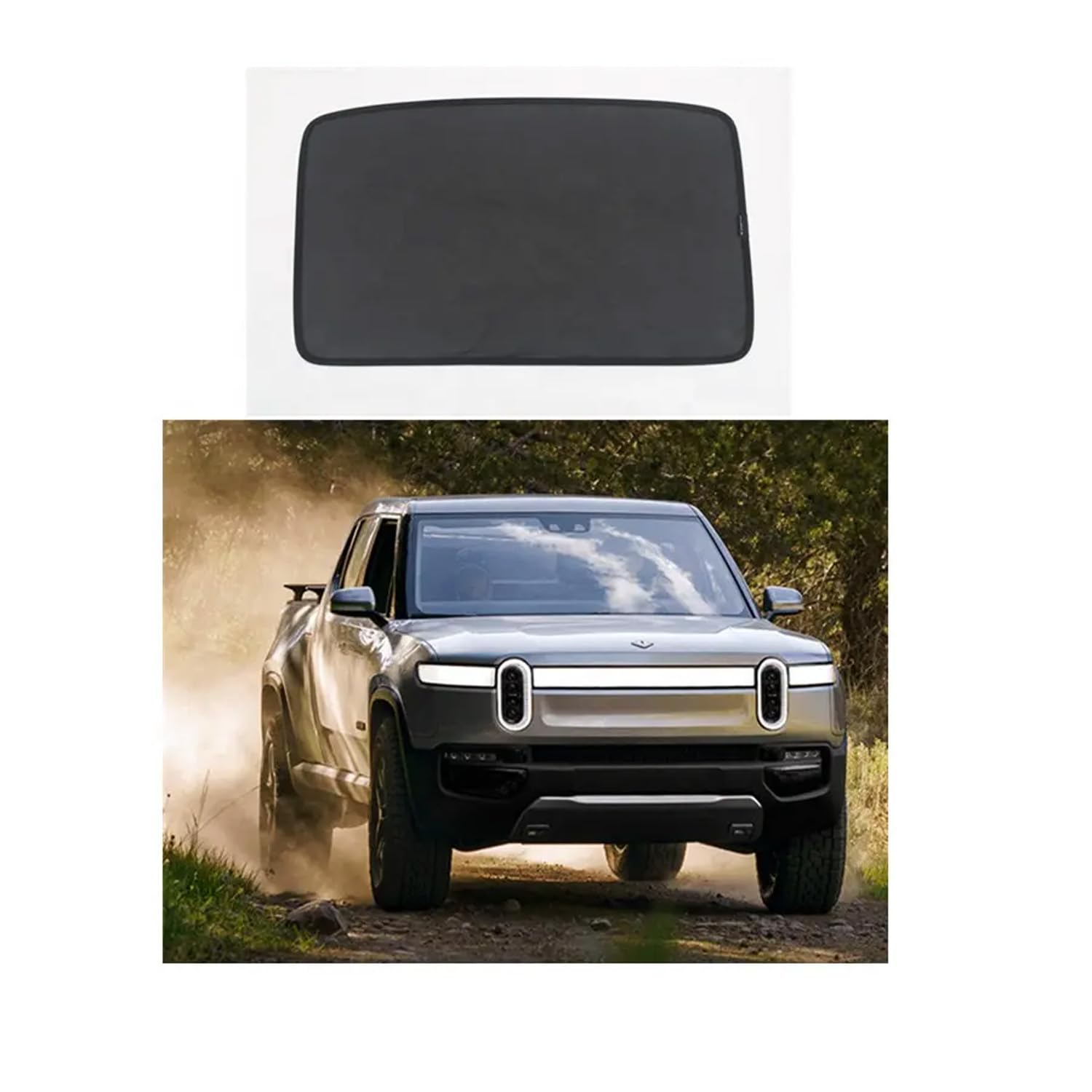 Amazon.com: Glass Sunroof Sunshades 2-in1 Single Layer Design