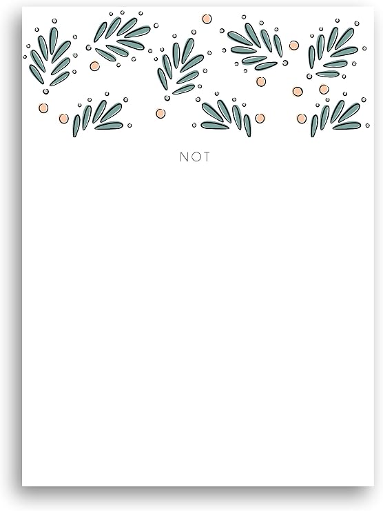 Difference Introduction 3-Piece Desktop Flower Pattern Note Paper Set