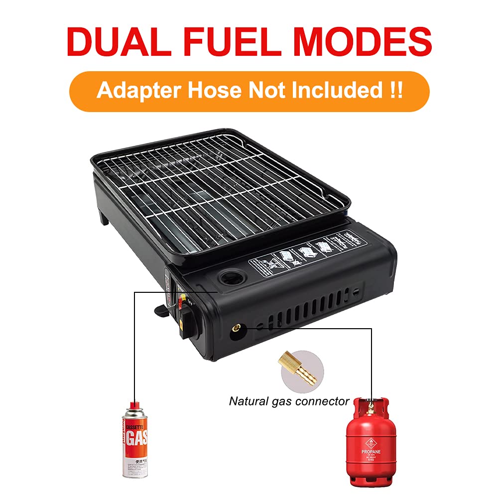 Kit de barbecue de camping portable avec grille et poêle à gril