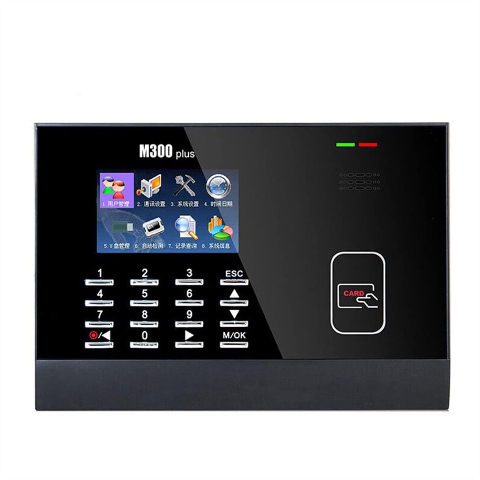 Biometric Time Attendance Machine, EM Card Time Recorder, Fingerprint &amp; Password Identification, TCP/IP, Voice Broadcast, 100,000 Transactions