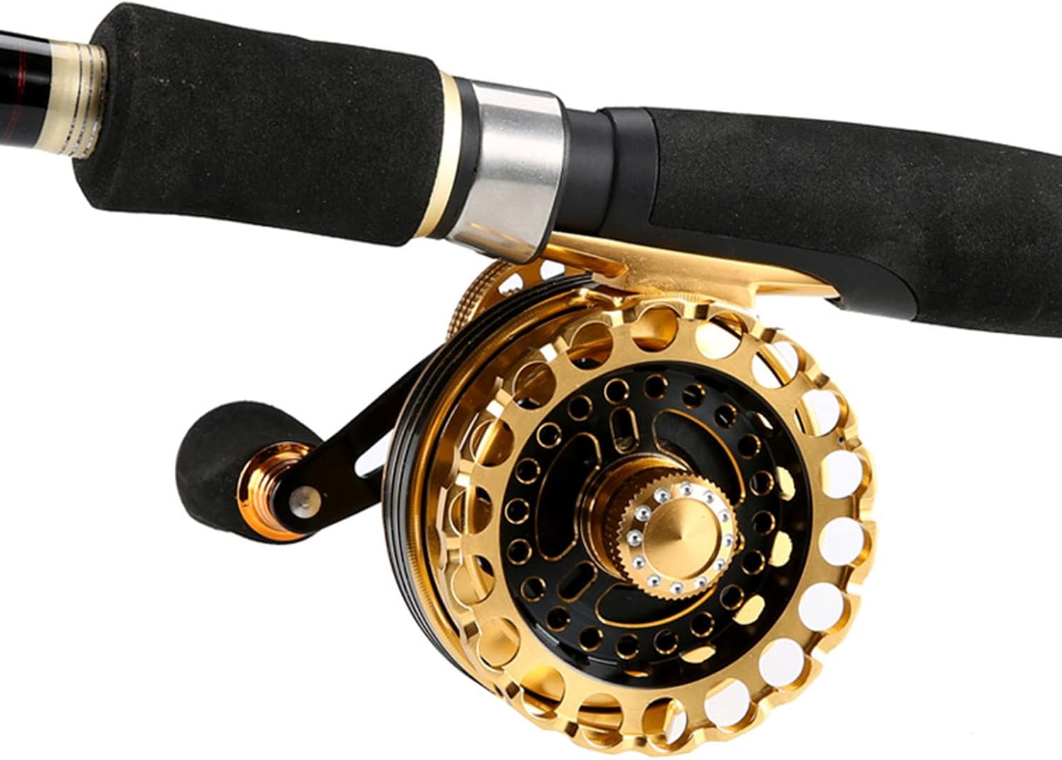 Ice Fishing Reel, Full Metal Left Right Hand Spinning Reel with Smooth Operation, Raft and Winter Fishing Tackle Reel