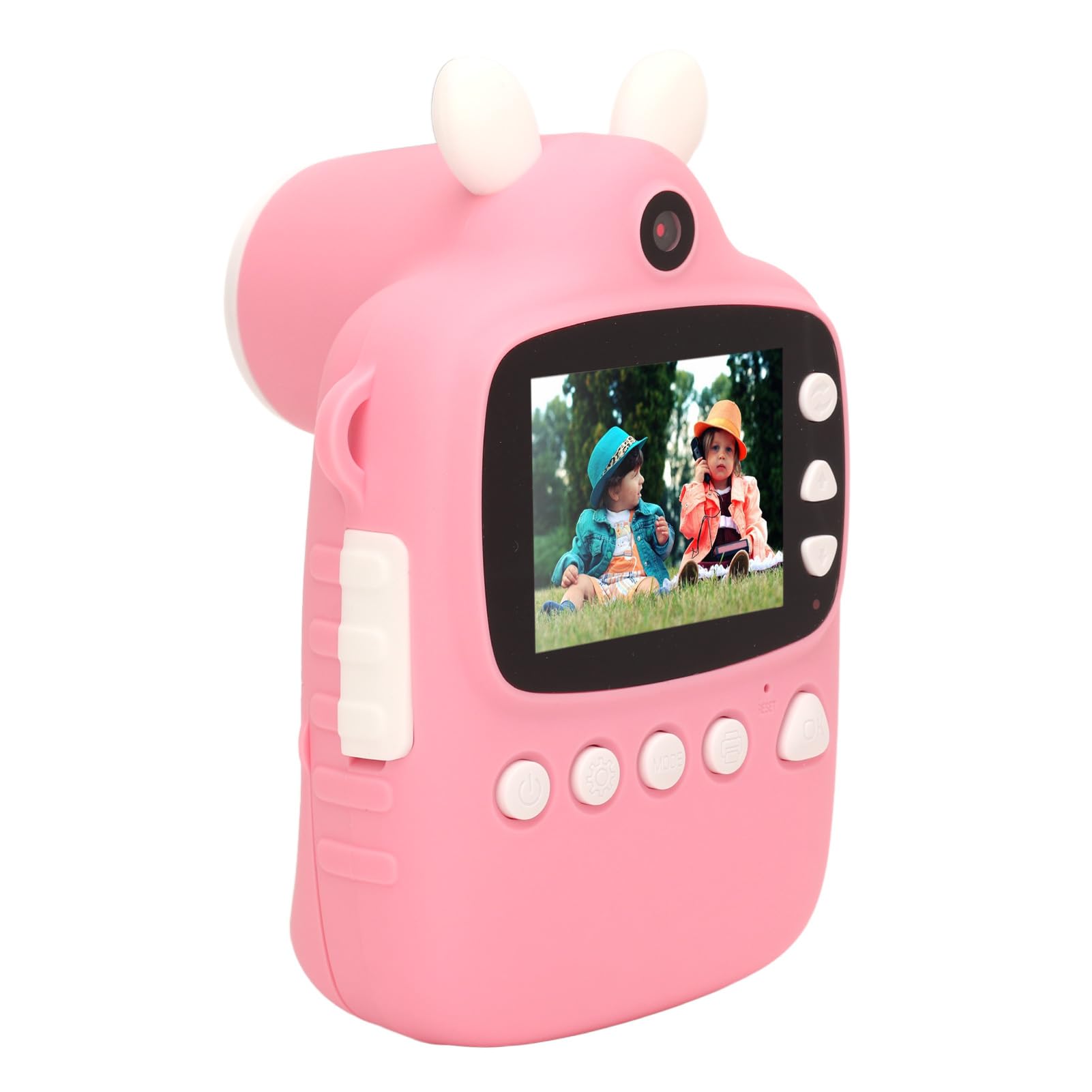P1 Cámara de Impresión Instantánea para Niños Cámara Digital para Niños Cámara de Impresión Térmica con Papel de Impresión para Niños Juguete de Regalo Divertido Graffiti