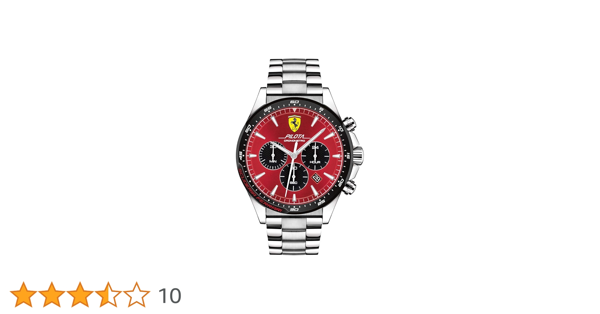 Amazon | Ferrari Scuderia Pilota メンズ クォーツ クロノ