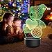 3D Night Light Teddy Bear 3D Lamp Optical Illusion Nightlights Touch Switch Bedside Lamp 7 Colors Changing LED Lamps Perfect Birthday Gifts for Girls Kids Children Boys Adults Women (N01 Bear)