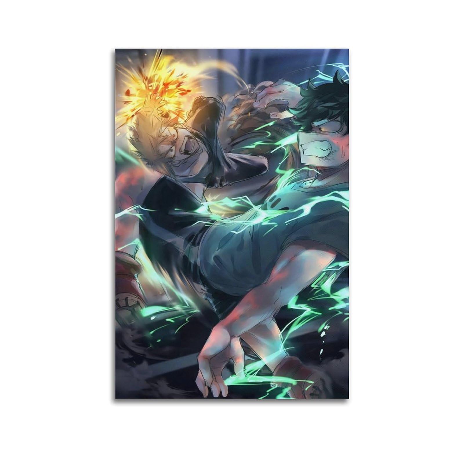 TESUXYEHH Anime My Hero Academia Poster Poster Decorative Painting Canvas Wall Posters And Art Picture Print Modern Family Bedroom Decor Posters 08x12inch(20x30cm)