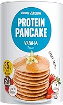 Body Attack PROTEIN PANCAKE MIX - Vanille- 35g High Protein - 7,4g BCAA - schnell und einfach zubereitet - 1x300g