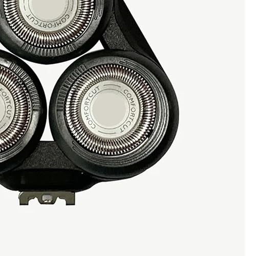 Razor Blade Washable Replacement Shaver Head，Compatible For Philips，S5000 S5370 S5571 S5420 S5140 S5078 S5077 S5050 S5082 S5380 S5400(Black)