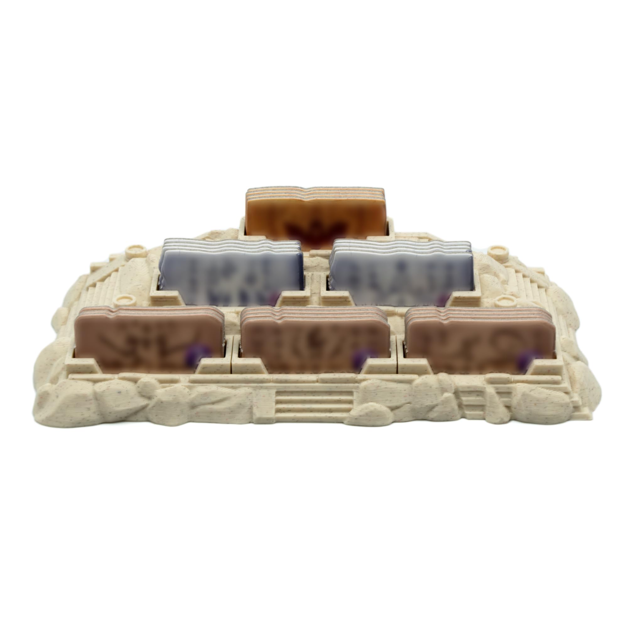 BG Expansions Temple Tile Holder for the Lost Ruins of Arnak - 1 Piece Premium Board Game Accessories, Black