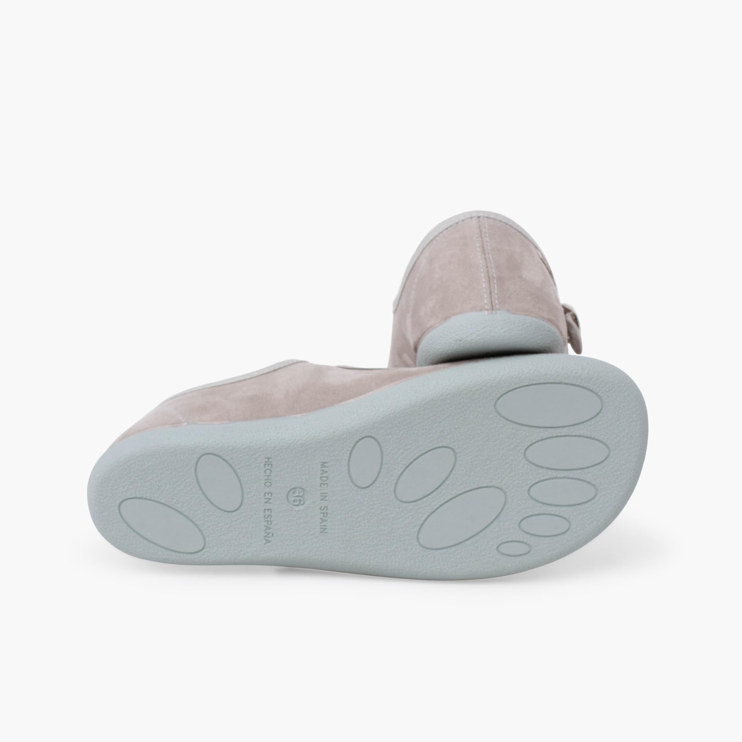 Pisamonas Merceditas Barefoot Suede Hebilla Mujer