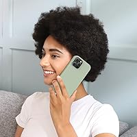 Vista 244 de Miracase Funda diseñada para iPhone 13 Pro Max con protector de pantalla, [forro de microfibra suave antiarañazos], funda protectora de silicona