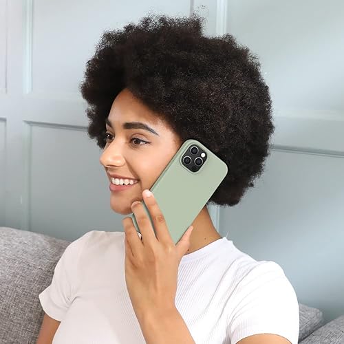 Miniatura 308 de Miracase - Funda diseñada para iPhone 11 con protector de pantalla, funda de goma de silicona líquida, protección total contra caídas y a prueba