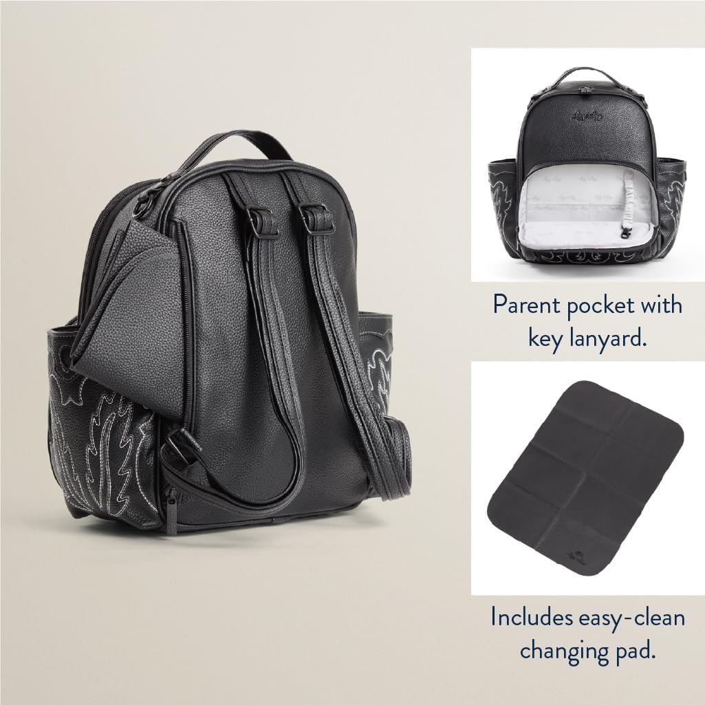 Itzy Ritzy Torba na pieluchy Mini Plus, czarna, Czarny