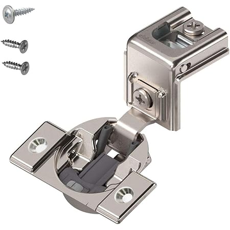 Blum 39C355B.24 Compact BLUMOTION 39C Hinge, Soft-Close, 110 Degree, 1-1/2 Overlay, Screw-on with Set of Screws (2)