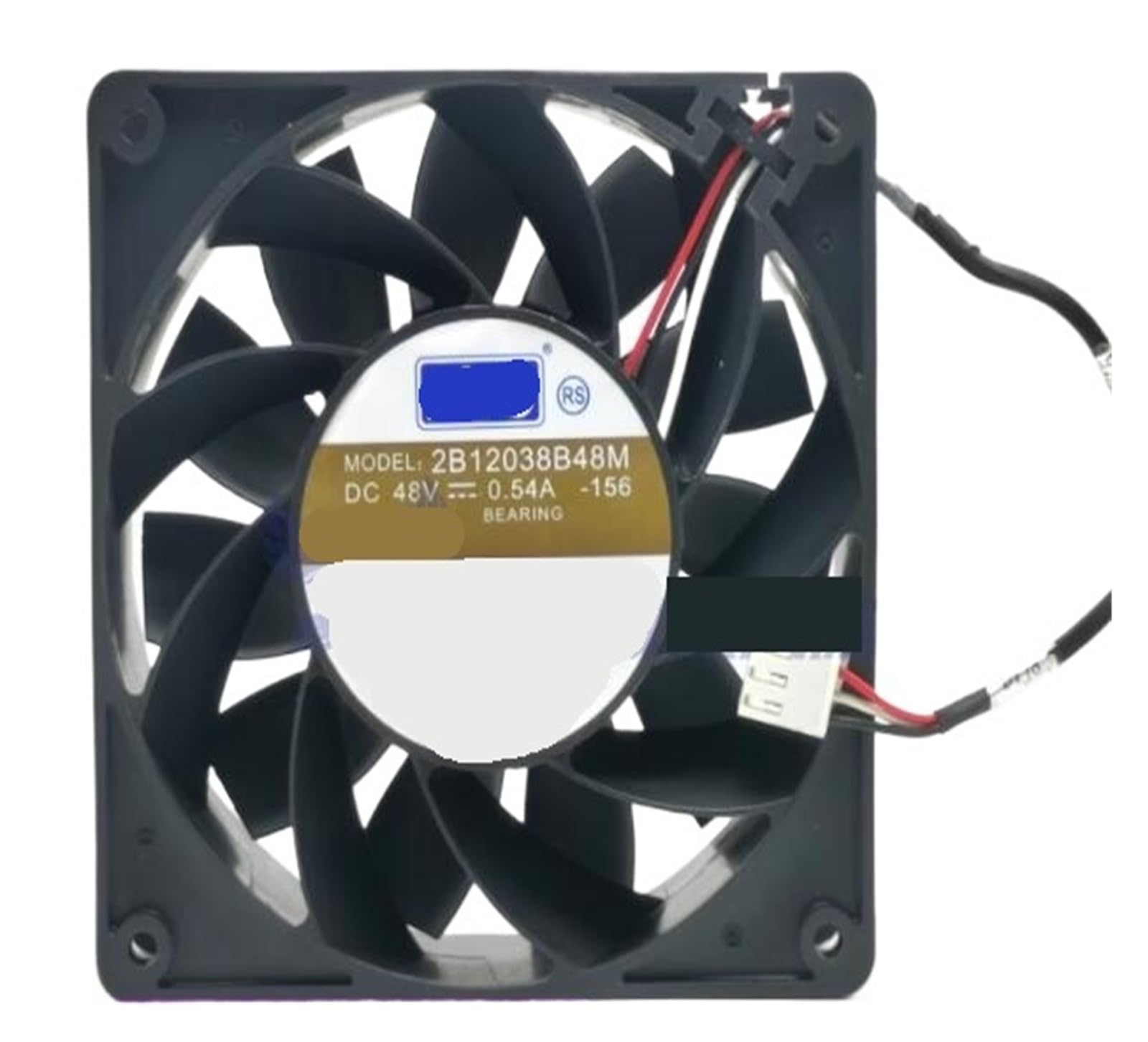 WEUSANXPL 2B12038B48M 156 DC 48V 0.54A 120x120x38mm 3-Wire Cooling Fan