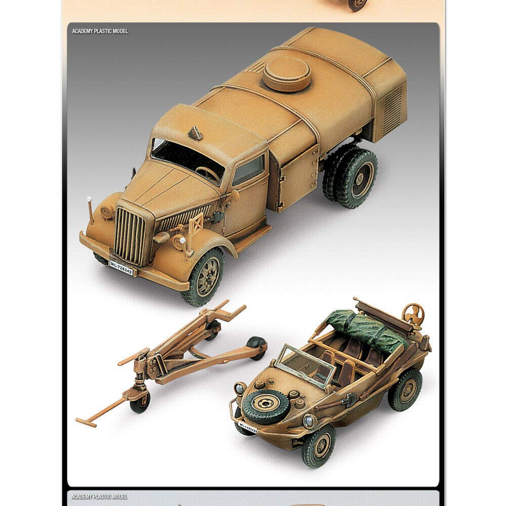 Academy German Fueltank & Schwimmwagen 1:72 - Modellbausatz Militärfahrzeuge