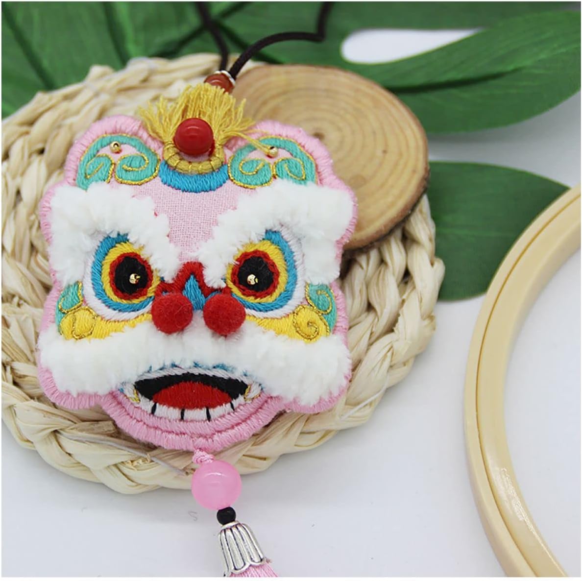 【最終価格】マリアナ　フラワーモチーフ ネックレス ピンク グリーン 最終価格】マリアナフラワーモチーフ ネックレス ピンク グリーン