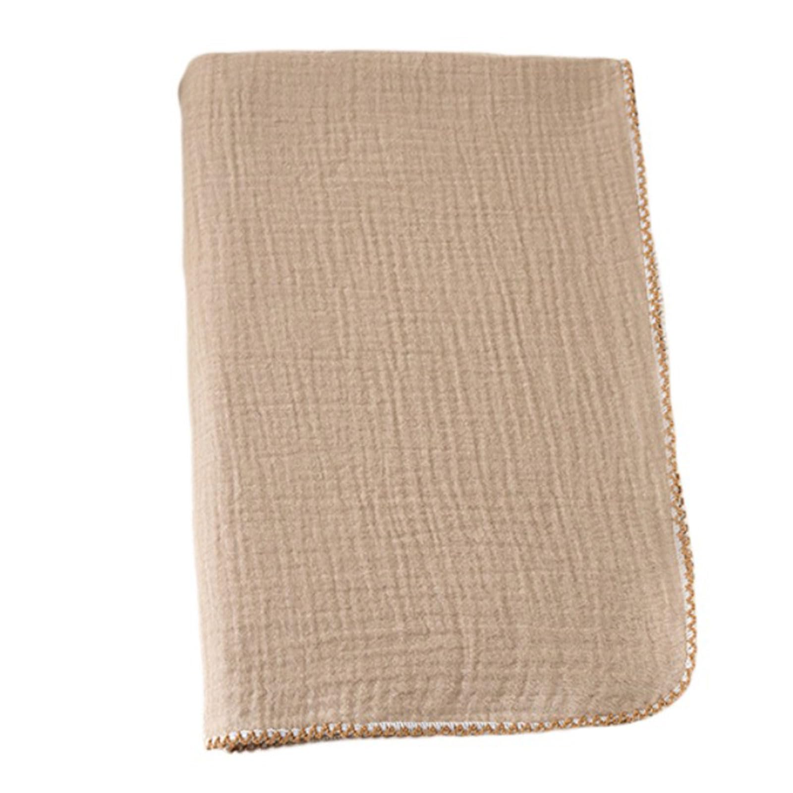 Couverture d'emmaillotage en coton pour les siestes de bébé en balade